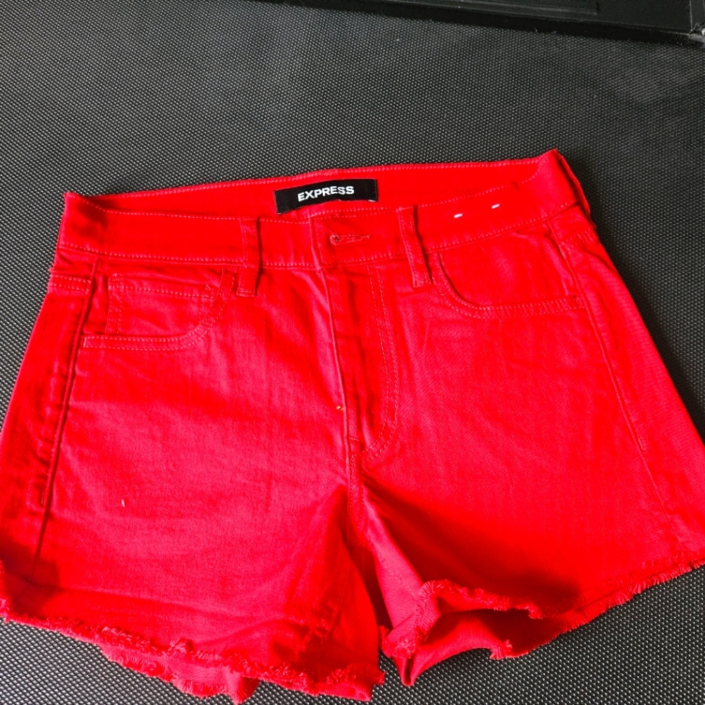 Express jean shorts